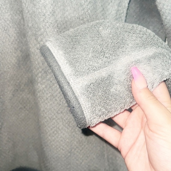 Patagonia Gray Button Snap Pullover Fleece 100% Polyester Jacket - Picture 7 of 12